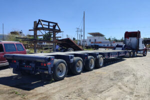 Lowboy rampa hidráulica